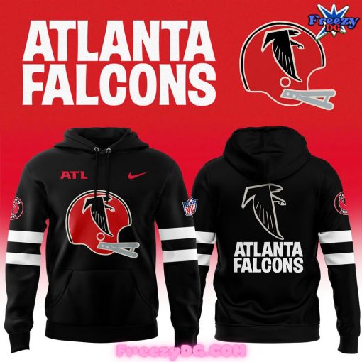 NFL Atlanta Falcons 2024 Throwback Special Black Hoodie