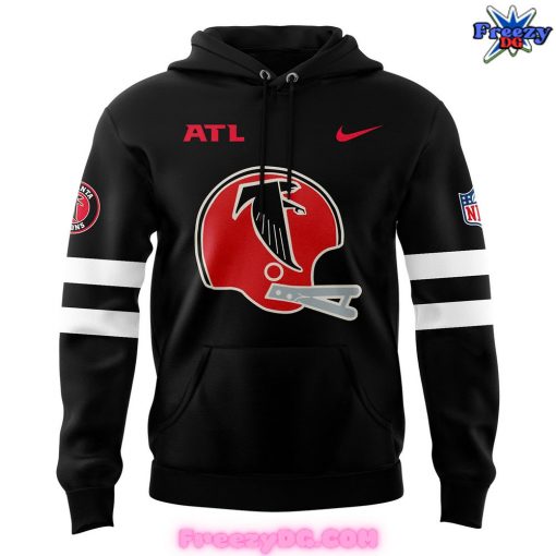 NFL Atlanta Falcons 2024 Throwback Special Black Hoodie