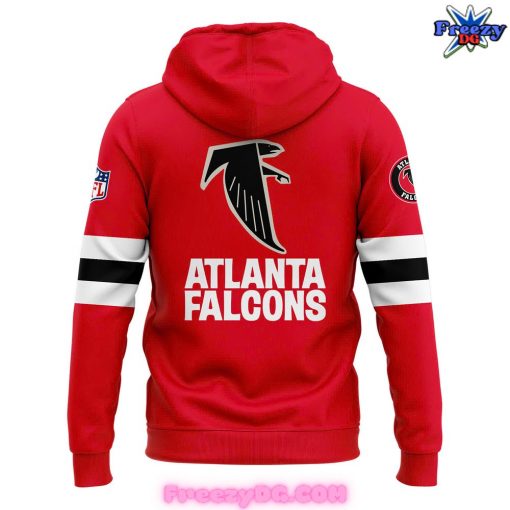 NFL Atlanta Falcons 2024 Throwback Special Red Hoodie