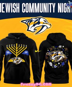 Nashville Predators Jewish Community Night 2024 Hoodie