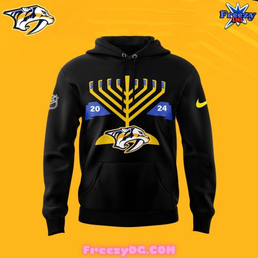 Nashville Predators Jewish Community Night 2024 Hoodie