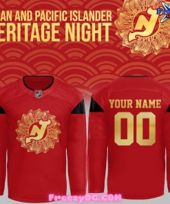 New Jersey Devils Asian and Pacific Islander Heritage Night Red Hockey Jersey