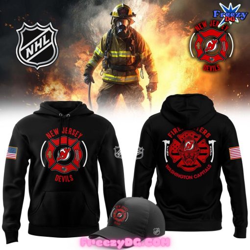 New Jersey Devils Firefighter Appreciation Night 2024 Hoodie