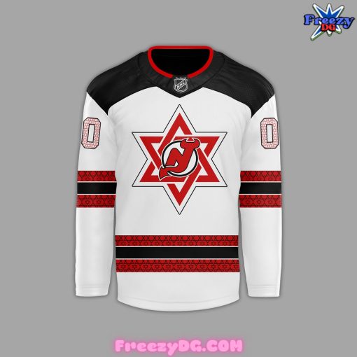 New Jersey Devils Jewish Heritage Night 2024 White Hockey Jersey