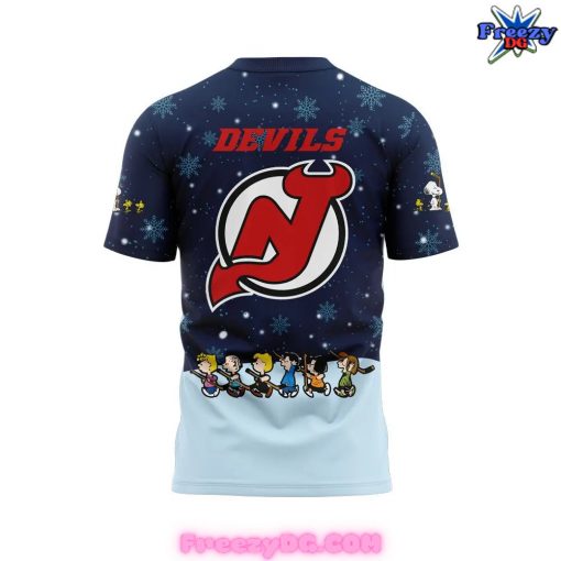 New Jersey Devils Peanuts Snoopy Christmas Special T-Shirt