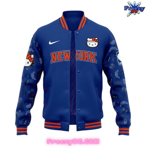 New York Knicks x Hello Kitty Night 2024 Baseball Jacket