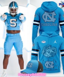 North Carolina Tar Heels Football 2024 Blue Hoodie