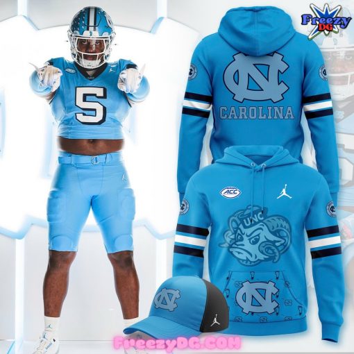 North Carolina Tar Heels Football 2024 Blue Hoodie