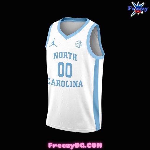 North Carolina Tar Heels WhiteOut Jordan Era Throwbacks Basketball Jersey