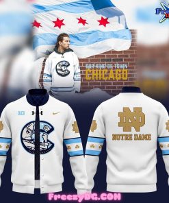 Notre Dame Fighting Irish x Chicago Cubs Baseball Jacket