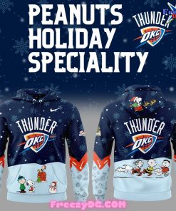 Oklahoma City Thunder Peanuts Holiday Speciality Hoodie