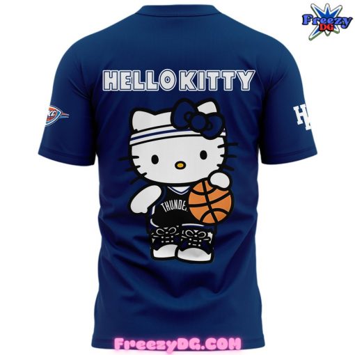 Oklahoma City Thunder x Hello Kitty 2024 Blue T-Shirt