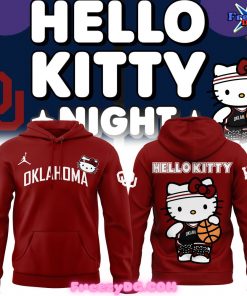 Oklahoma Sooners x Hello Kitty Red Hoodie