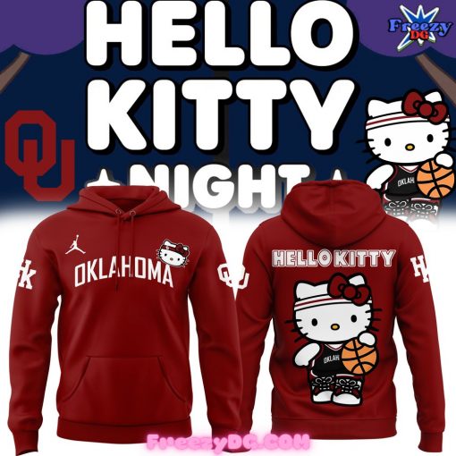 Oklahoma Sooners x Hello Kitty Red Hoodie