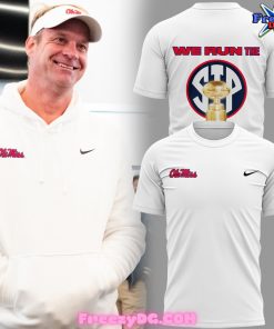 Ole Miss Rebels We Run the 2024 White T-Shirt