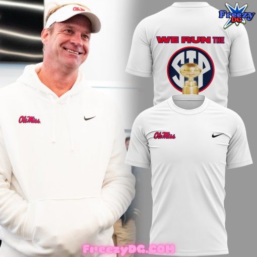 Ole Miss Rebels We Run the 2024 White T-Shirt