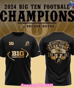 Oregon Ducks Big Ten Champions 2024 T-Shirt