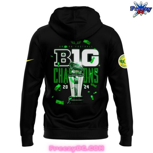 Oregon Ducks Champions 2024 Conference Black Hoodie