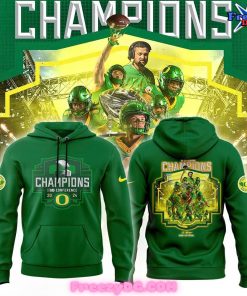 Oregon Ducks Championship 2024 Special Green Hoodie