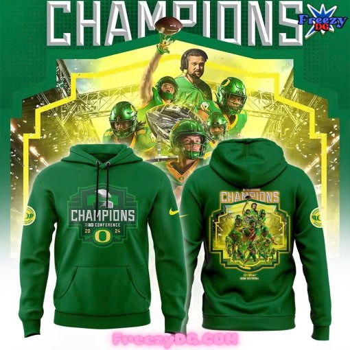 Oregon Ducks Championship 2024 Special Green Hoodie