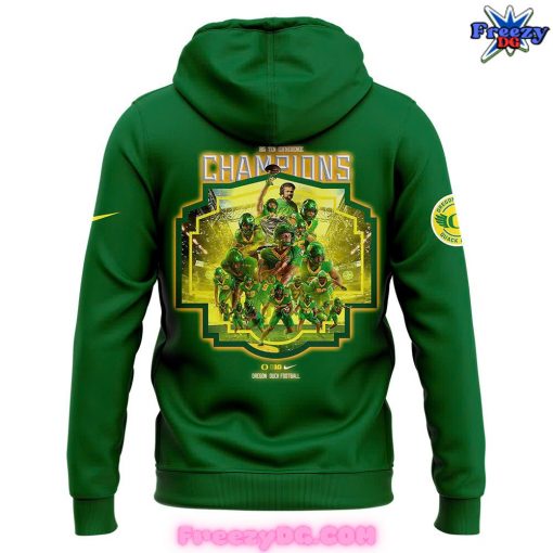 Oregon Ducks Championship 2024 Special Green Hoodie