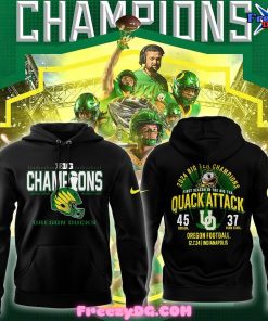 Oregon Ducks Quack Attack 2024 Back Hoodie