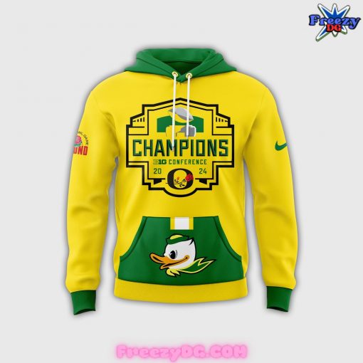 Oregon Ducks Rose Bowl Bound Special Yellow Hoodie