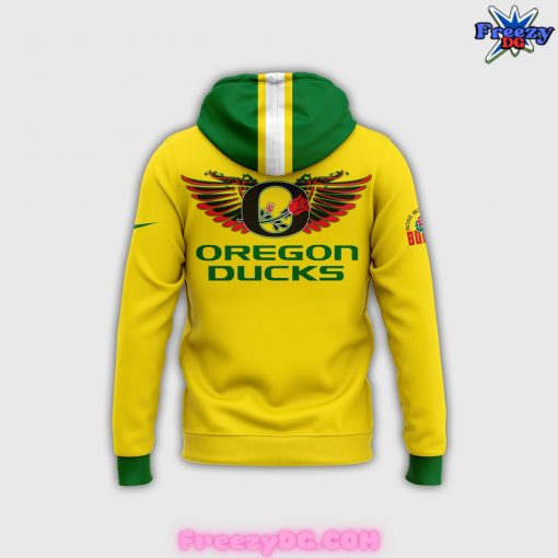 Oregon Ducks Rose Bowl Bound Special Yellow Hoodie