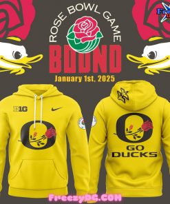 Oregon Ducks Rose Bowl Game Bound 2025 Special Hoodie