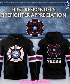 Philadelphia 76ers Firefighter Appreciation Night 2024 Hoodie