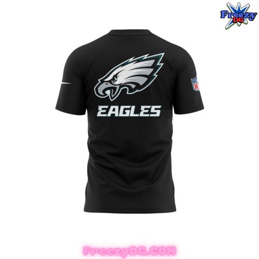 Philadelphia Eagles Angry Runs 2024 Black T-Shirt