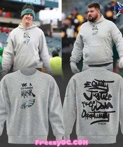 Philadelphia Eagles Be A Change Maker Grey Sweatshirt