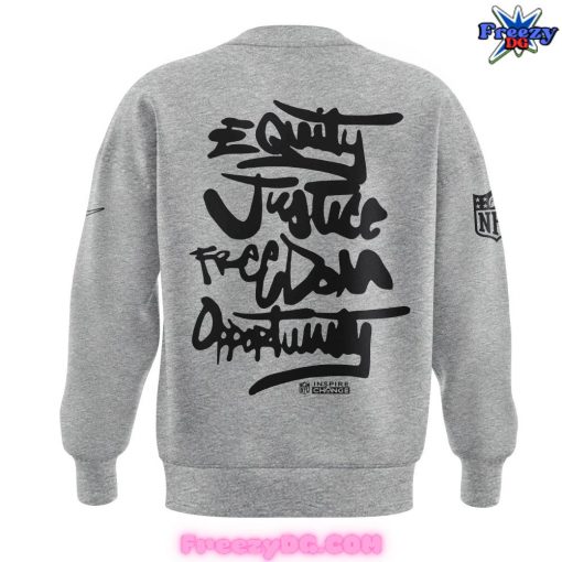 Philadelphia Eagles Be A Change Maker Grey Sweatshirt