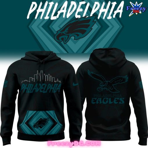 Philadelphia Eagles Black In Black 2024 Hoodie