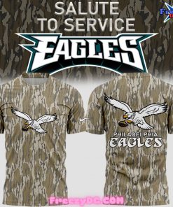 Philadelphia Eagles Salute to Service 2024 Camo T-Shirt