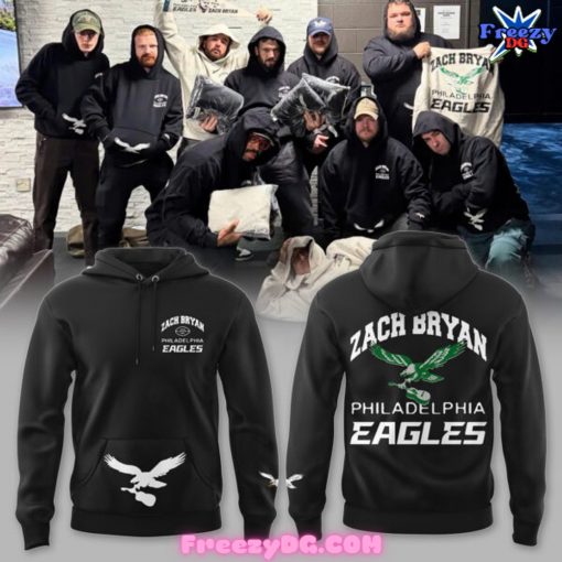 Philadelphia Eagles x Zach Bryan 2024 Hoodie