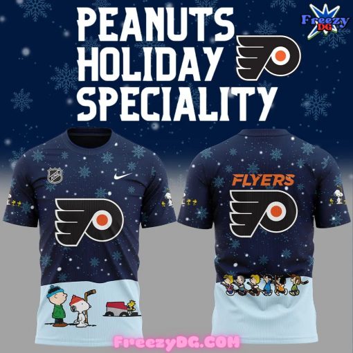 Philadelphia Flyers Peanuts Snoopy Christmas Special T-Shirt