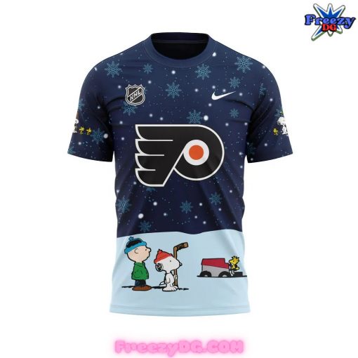 Philadelphia Flyers Peanuts Snoopy Christmas Special T-Shirt