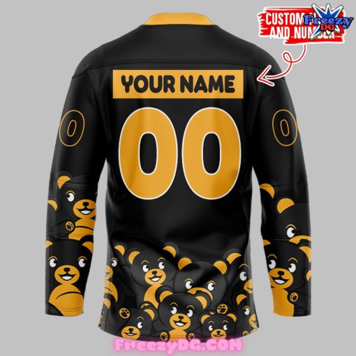 Providence Bruins Teddy Bear Toss Black Hockey Jersey