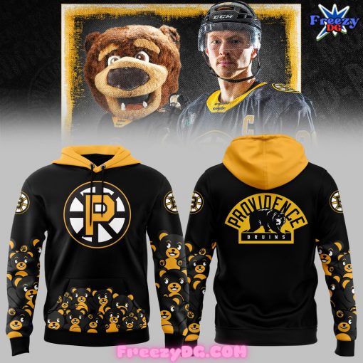 Providence Bruins Teddy Bear Toss Black Hoodie