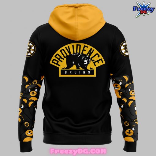 Providence Bruins Teddy Bear Toss Black Hoodie