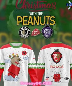 Reading Royals Christmas with the Peanuts Sweatshirt