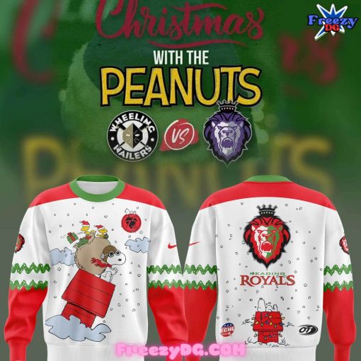 Reading Royals Christmas with the Peanuts Sweatshirt