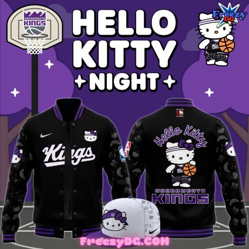 Sacramento Kings x Hello Kitty Night Bomber Jacket