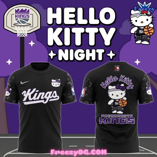 Sacramento Kings x Hello Kitty Night T-Shirt