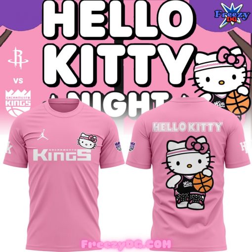 Sacramento Kings x Hello Kitty Pink T-Shirt