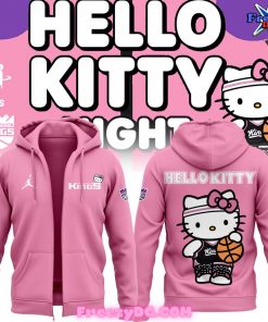 Sacramento Kings x Hello Kitty Pink Zip Hoodie