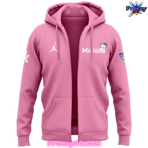 Sacramento Kings x Hello Kitty Pink Zip Hoodie