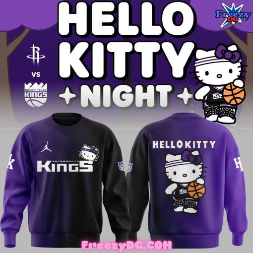 Sacramento Kings x Hello Kitty Special Sweatshirt