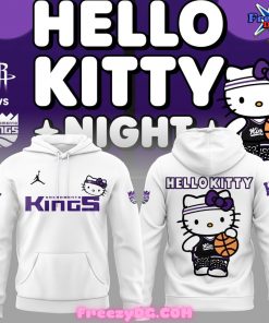 Sacramento Kings x Hello Kitty White Hoodie